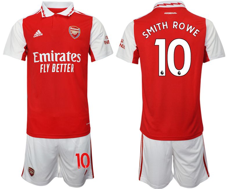 Men 2022-2023 Club Arsenal home red #10 Soccer Jersey